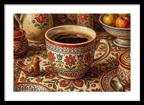 Folk Art Coffee Moment