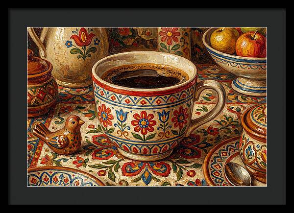 Folk Art Coffee Moment