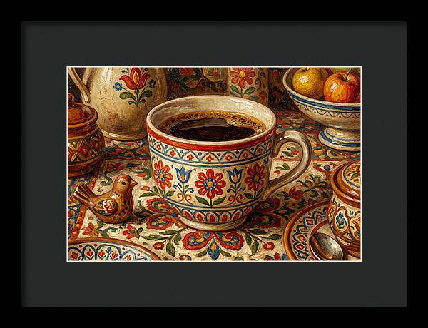 Folk Art Coffee Moment