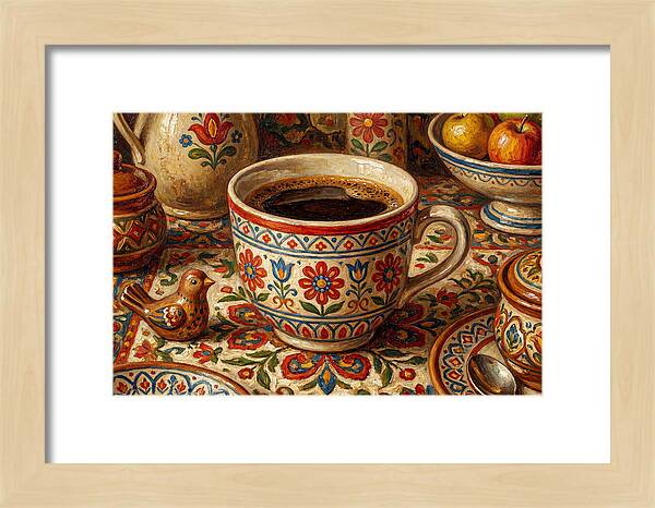 Folk Art Coffee Moment