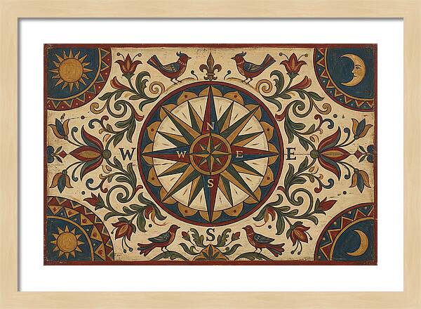 Folk Art Compass