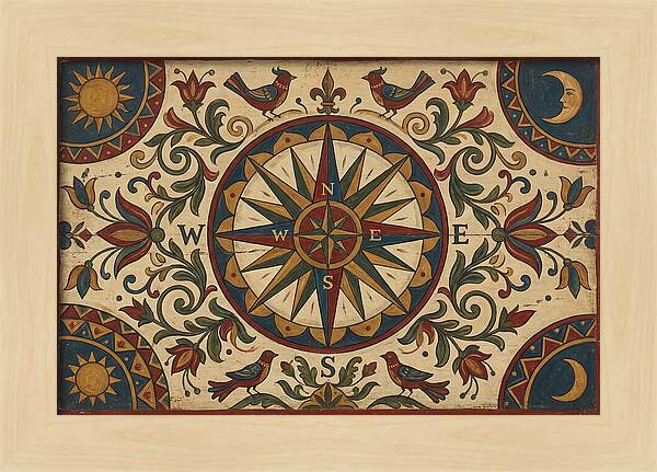Folk Art Compass