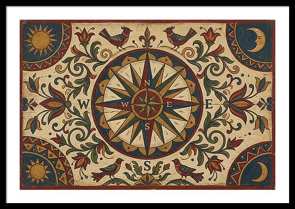 Folk Art Compass