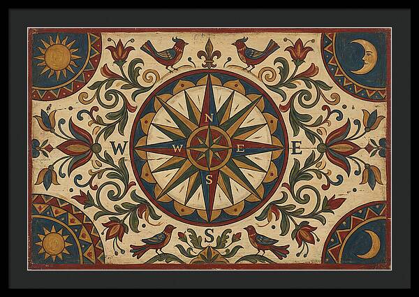 Folk Art Compass