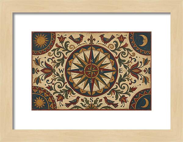 Folk Art Compass