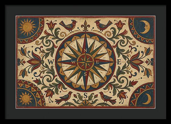 Folk Art Compass