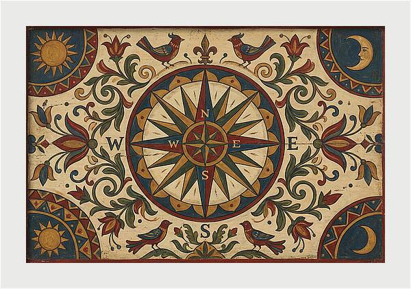 Folk Art Compass