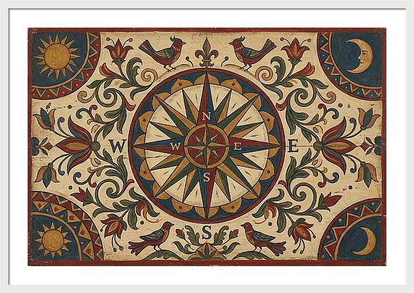 Folk Art Compass