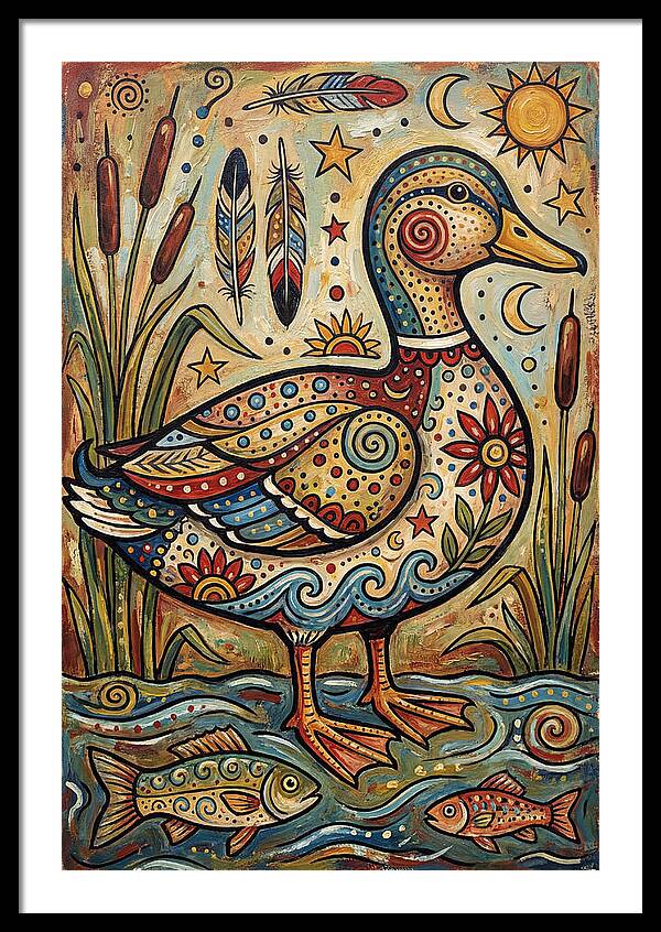 Folk Art Duck