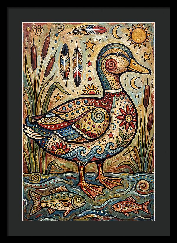 Folk Art Duck