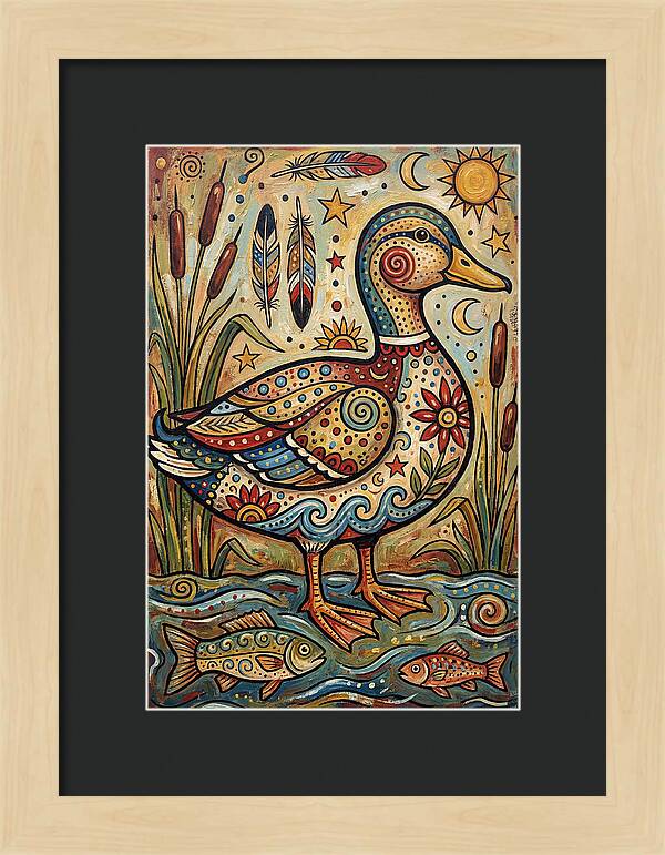 Folk Art Duck
