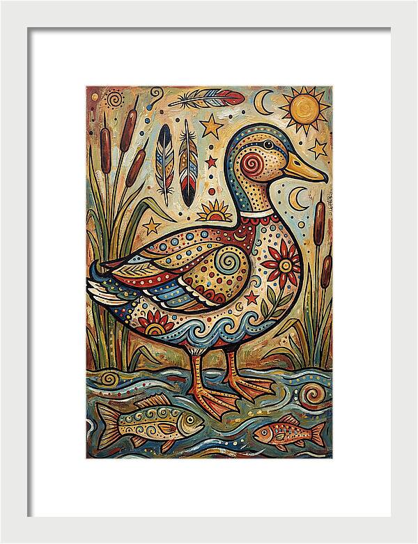 Folk Art Duck
