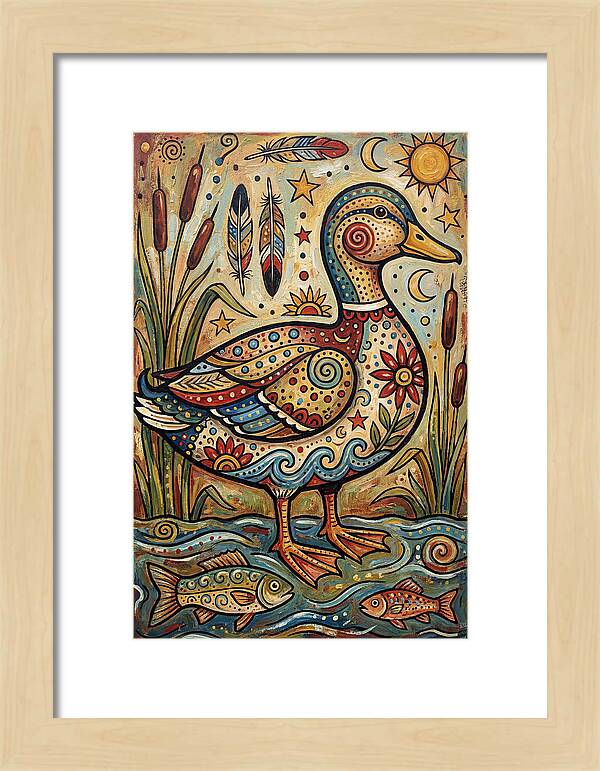 Folk Art Duck