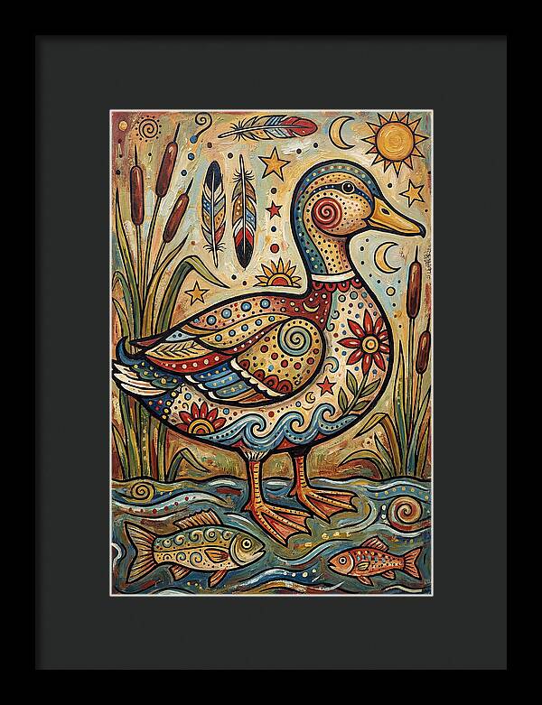 Folk Art Duck