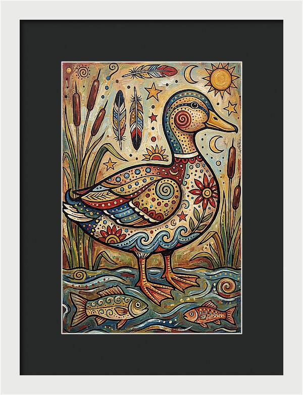 Folk Art Duck