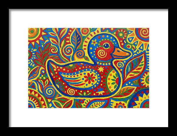 Folk Art Duckling Delight