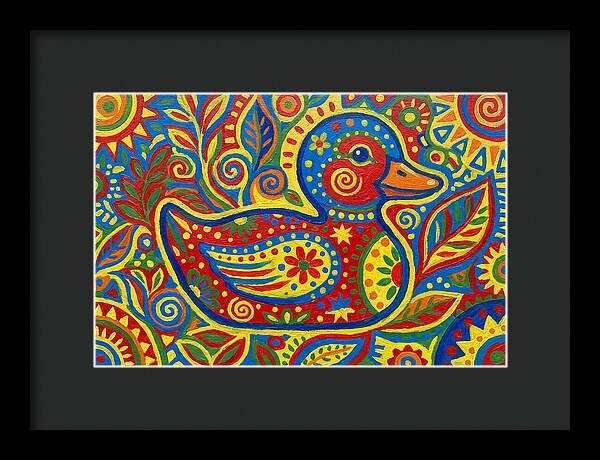 Folk Art Duckling Delight