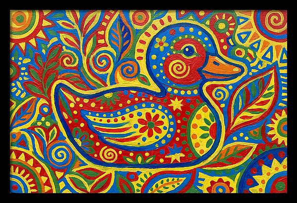 Folk Art Duckling Delight