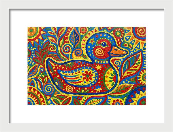 Folk Art Duckling Delight
