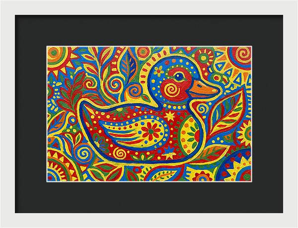 Folk Art Duckling Delight