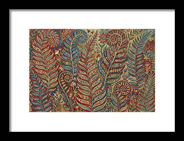 Folk Art Fern Fronds