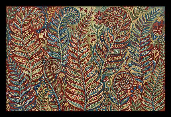 Folk Art Fern Fronds
