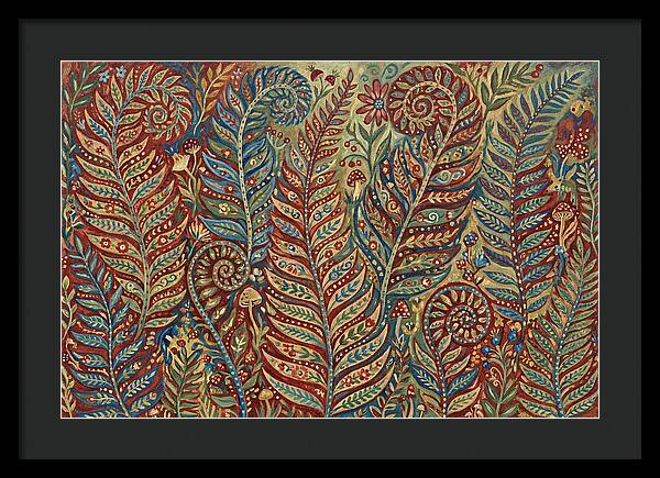 Folk Art Fern Fronds