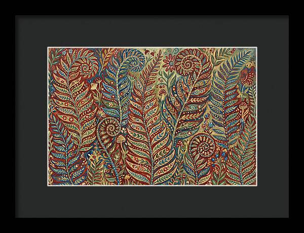 Folk Art Fern Fronds