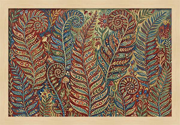 Folk Art Fern Fronds