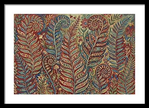 Folk Art Fern Fronds