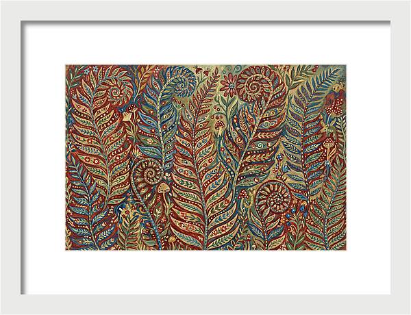 Folk Art Fern Fronds