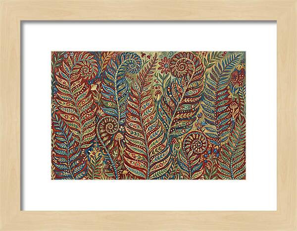 Folk Art Fern Fronds
