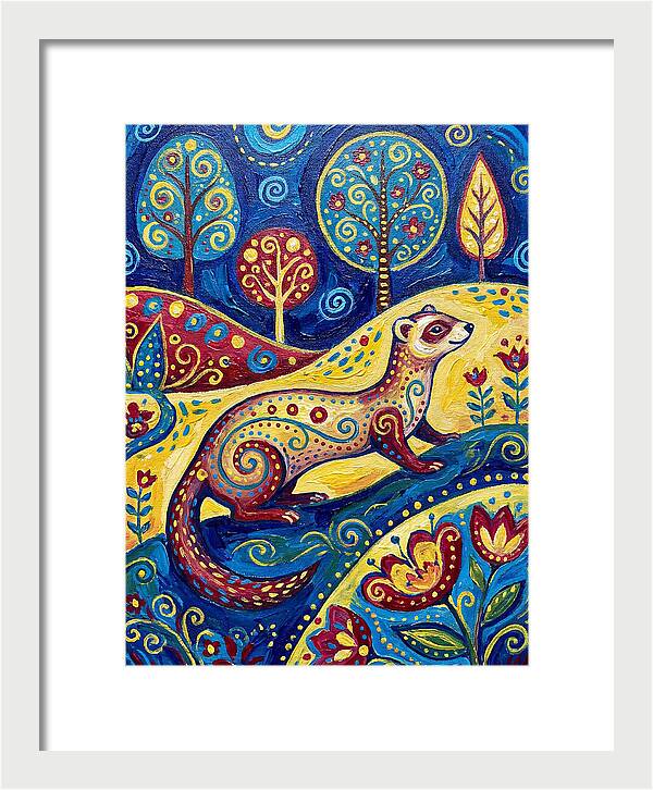 Folk Art Ferret Adventure