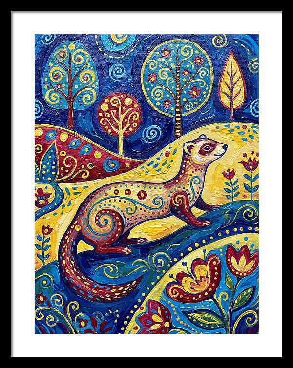 Folk Art Ferret Adventure