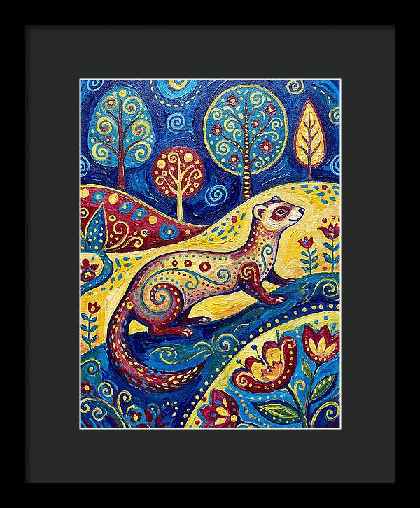 Folk Art Ferret Adventure