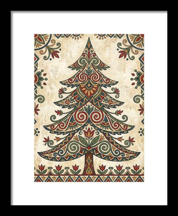 Folk Art Fir Tree