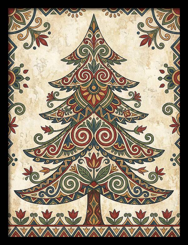 Folk Art Fir Tree
