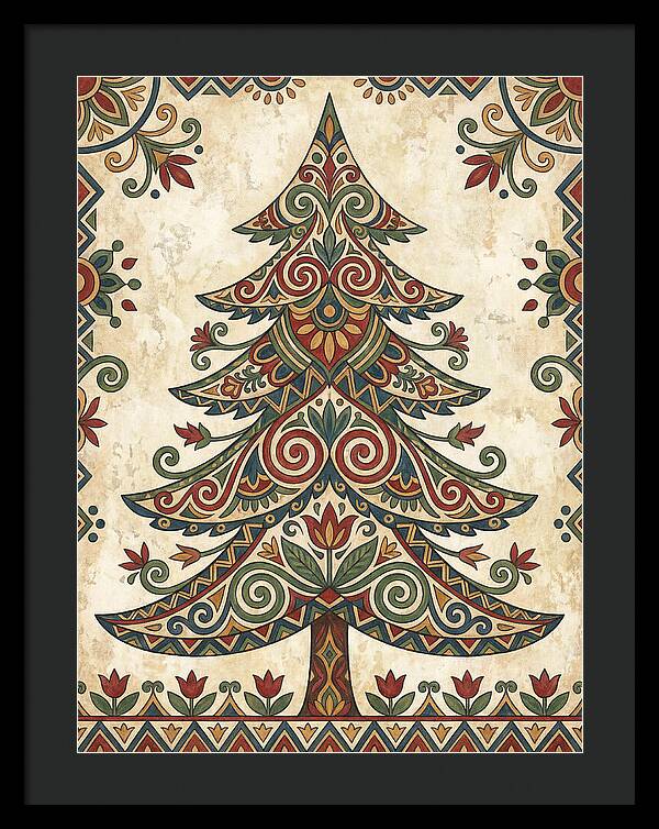 Folk Art Fir Tree