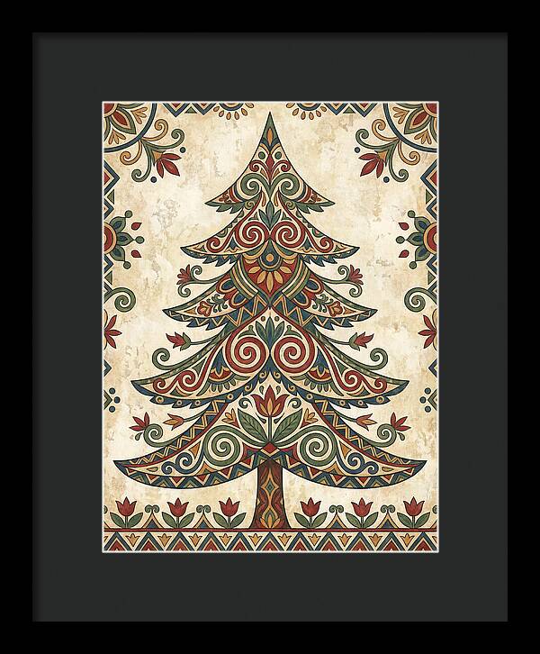 Folk Art Fir Tree