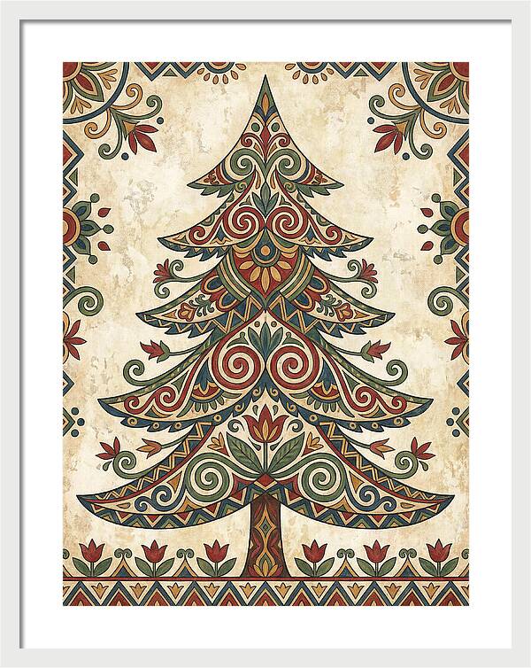 Folk Art Fir Tree