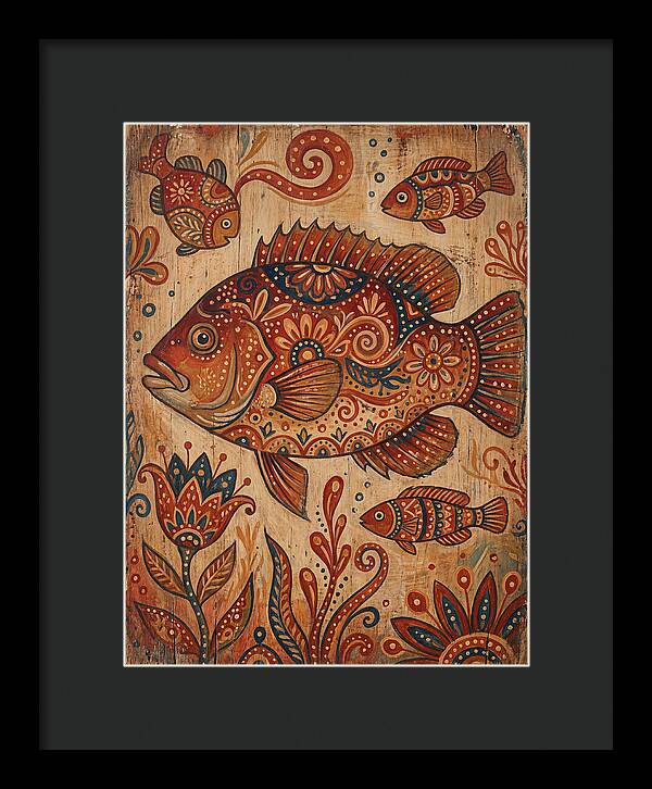 Folk Art Fish