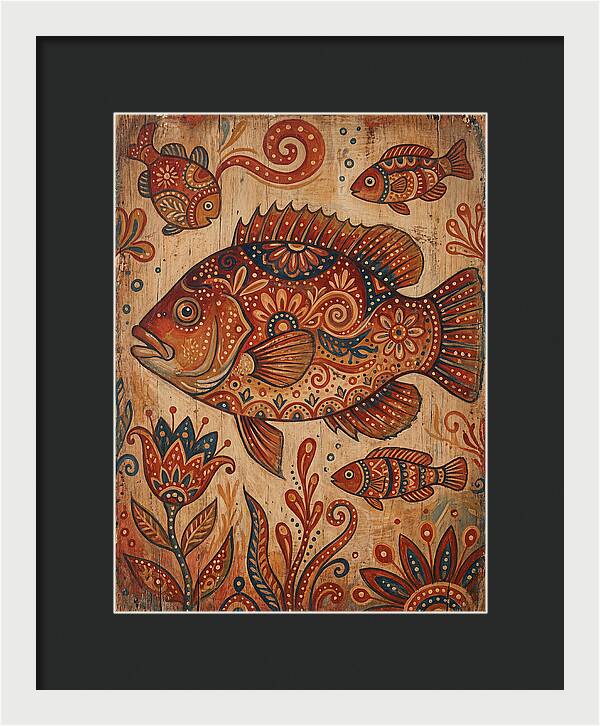 Folk Art Fish