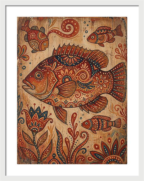 Folk Art Fish