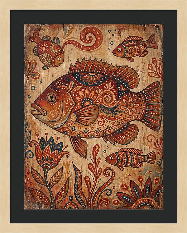 Folk Art Fish