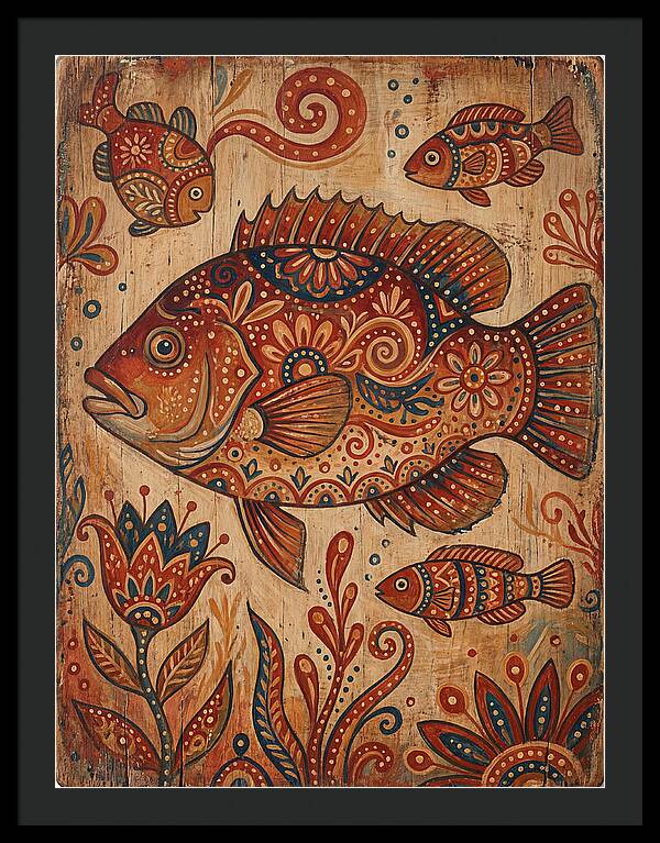 Folk Art Fish