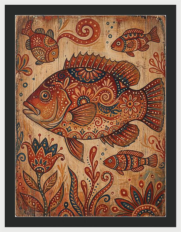Folk Art Fish