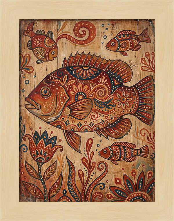 Folk Art Fish