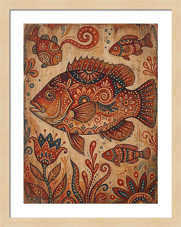 Folk Art Fish