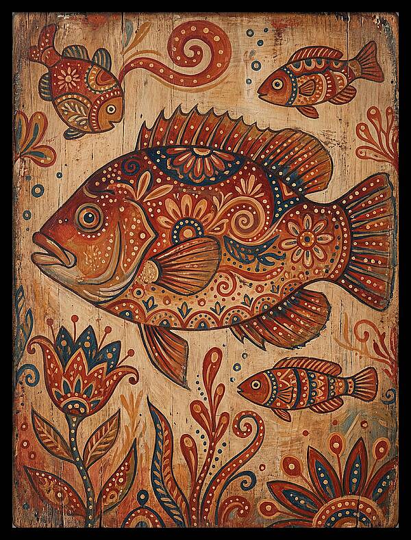 Folk Art Fish