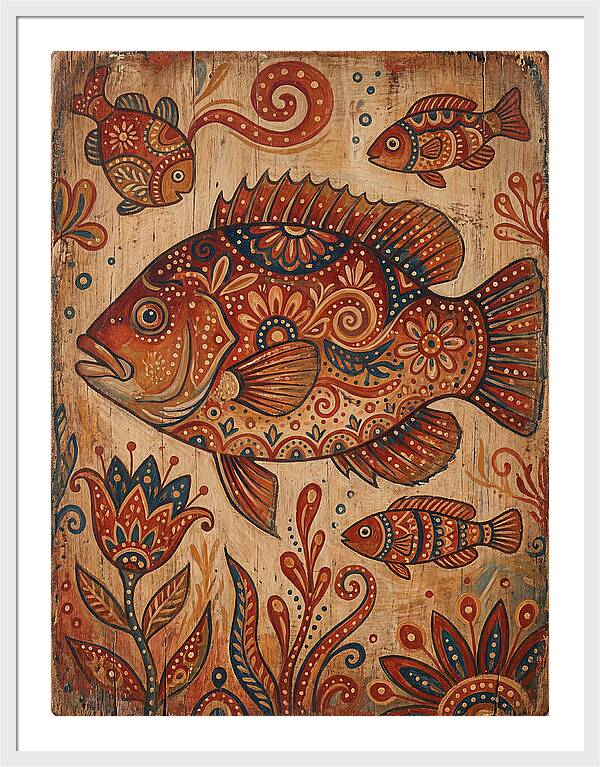 Folk Art Fish
